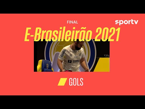 SANTOS 1(3) x (0)1 FLAMENGO | GOLS | FINAL E-BRASILEIRÃO 2021 | sportv