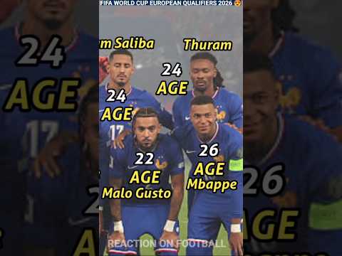 France 3 - 0 Azerbaijan | FIFA WORLD CUP EUROPEAN QUALIFIERS 2026 | Football Players Current Age 🔥