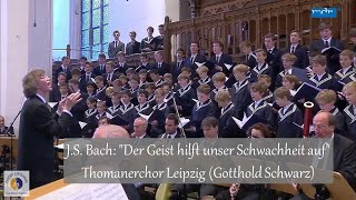 Thomanerchor Leipzig "Der Geist hilft unser Schwachheit auf" Johann Sebastian Bach (MDR 14.01.2016)