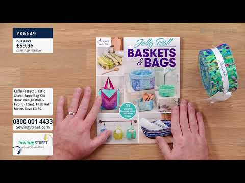Sewing Street – 03/11/2021 – Jelly Roll Baskets Book with Wendy Orlando & Handi Quilter with Liz