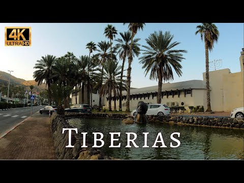 LOVELY ISRAEL Relaxing Walker TIBERIAS TODAY - Sea of Galilee (Lake Kinneret) and Jewish holy places