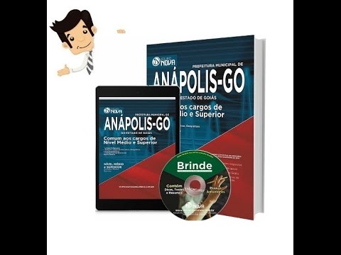 Apostila do Concurso Anápolis 2016 - Cargos de Nível Médio e Superior