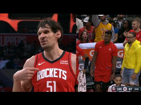 BOBAN TELLS CROWD "CHICKEN ON ME" THEN PURPOUSLY MISSES FREE THROWS TO GET FREE CHICKEN!