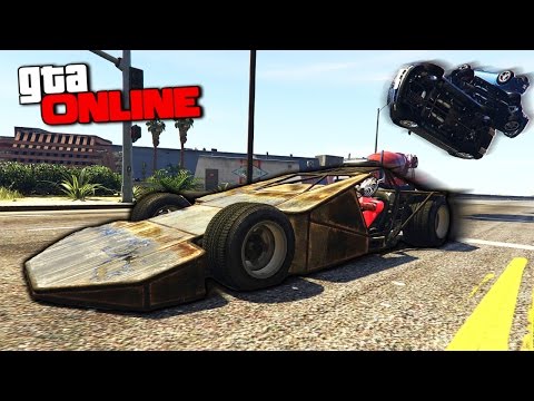 САМАЯ ПЛОСКАЯ МАШИНА-РАМПА ЗА 4.000.000$ РАСКИДЫВАЮЩАЯ ВСЕ В GTA 5 ONLINE ( ОБНОВЛЕНИЕ )
