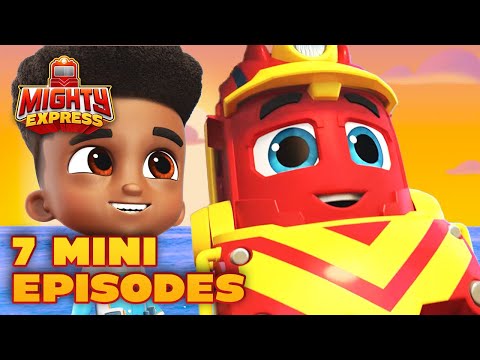 7 FULL EPISODES! 🚂  Mighty Mini Episodes 🚂 - Mighty Express Official
