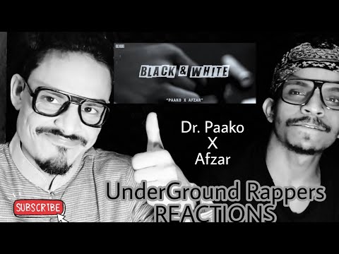 Dr . Paako - Black & white ft. Afzar Prod By - Benihana boy ||REACTION || INDIANREACTIONS ||