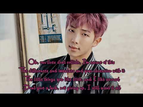 Duet with Namjoon / RM (Karaoke) - Fools (Troye Sivan) Instrumental + Lyrics