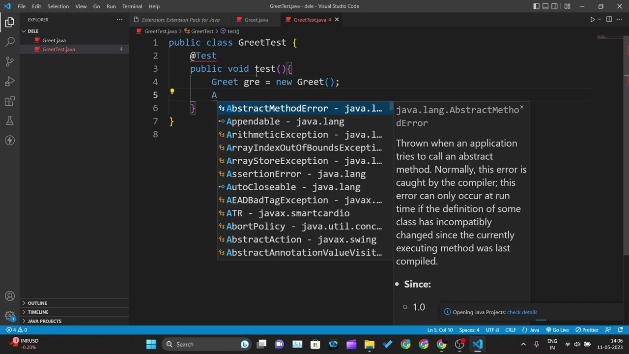 JUnit Installation & VSCode Environment Setup