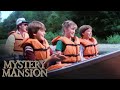 The Convicts Chase The Kids Down The River Scene Mystery Mansion
