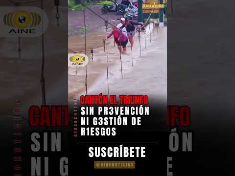 Catón El Triunfo anegado #invierno #inundaciones #eltriunfo