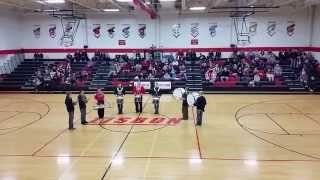 preview picture of video 'Lisbon HS Winter Drumline 1/16/15 Girls BB'