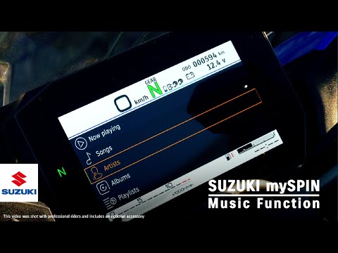 GSX-S1000GT | TFT Function Video - Music | Suzuki