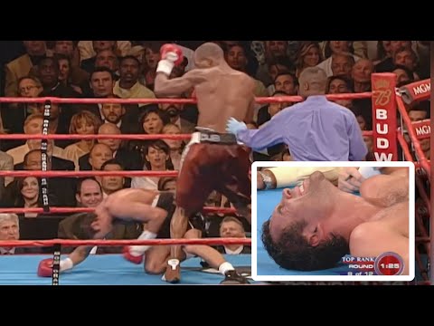 ON THIS DAY! OSCAR DE LA HOYA STOPPED FOR THE FIRST TIME BY A BRUTAL BODY SHOT FROM BERNARD HOPKINS
