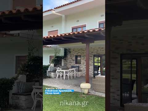 Villa Vasilis, logement privé à Fourka, Gr&egrave;ce - Video