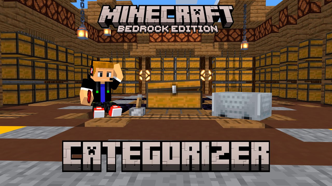 Minecraft: Organizador automático  | Categorizer 1.21 Bedrock - Resolvendo bugs