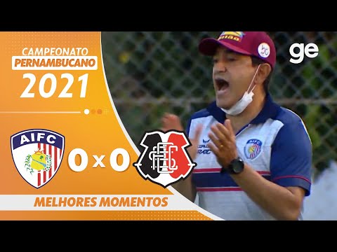 Gols e lances de Afogados x Santa Cruz