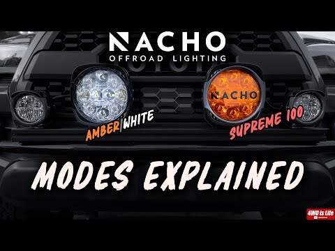 Nacho Offroad Lighting - Beam Pattern and Modes Explained
