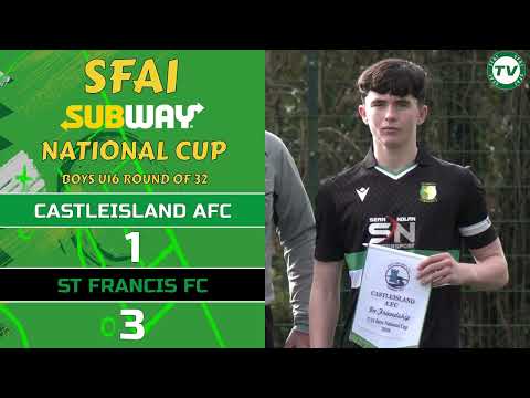 🟢🎥 SFAI Subway U16 Boys Cup Round of 32 Highlights 🎥🟢