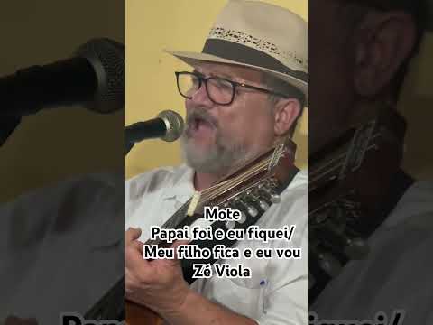 Cantoria em São Joao da Canabrava- Piauí-PI- Zé Viola canta o mote- Papai foi e eu fiquei