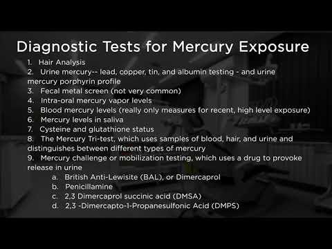 Diagnose und Test auf Quecksilbertoxizität