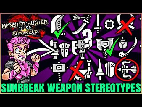 What Your Main Sunbreak Weapon Says About You - Monster Hunter Rise Sunbreak! (Weapon Stereotypes)