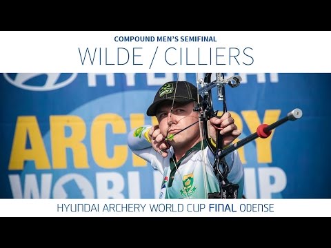 Reo Wilde v Seppie Cilliers – Compound Men’s Semifinal | Odense 2016