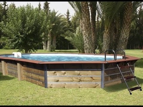 Piscine bois Imbros 890x420x129cm