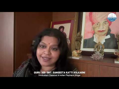 Vid. Sangeeta Katti best wishes to Paris Tyagaraja Aradhana 2023