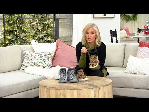 Skechers Animal Print On-the-Go Joy Bundle Up Ankle Boots on QVC