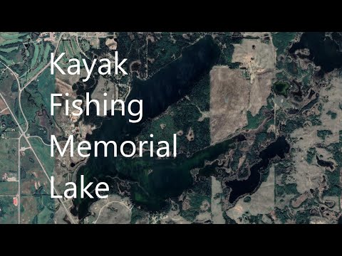 Kayak Fishing Memorial Lake, Saskatchewan