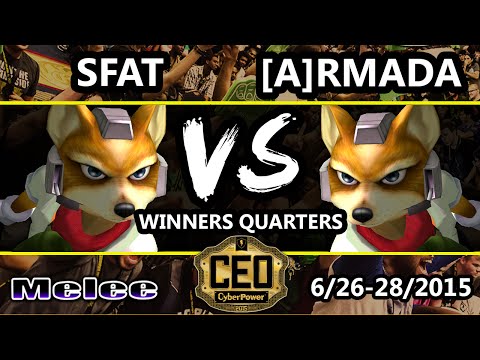 CEO 2015 - [A] Armada (Peach) Vs. MIOM | SFAT (Fox) SSBM Winners Quarters - Smash Melee