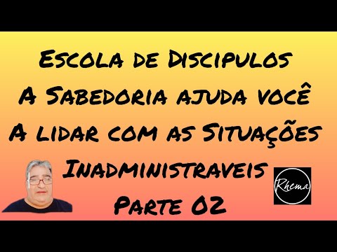 # 23 Escola de Discipulos, Eclesiastes 8:8,9, Como lidar com situações Inadministraveis.