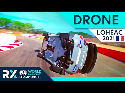世界ラリークロス フランス（ エアロック）2021年 ドローン映像で見るRXクラス動画