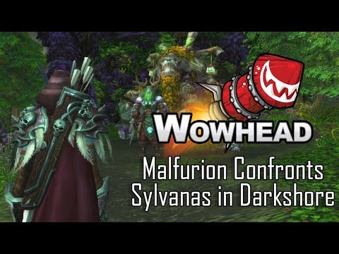 Malfurion Confronts Sylvanas in Darkshore