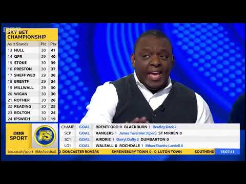 Garth Crooks loses it at Leighton Baines
