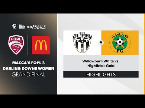 McDonald's FQPL 3 Darling Downs Women Grand Final - Willowburn White vs. Highfields Gold Highlights