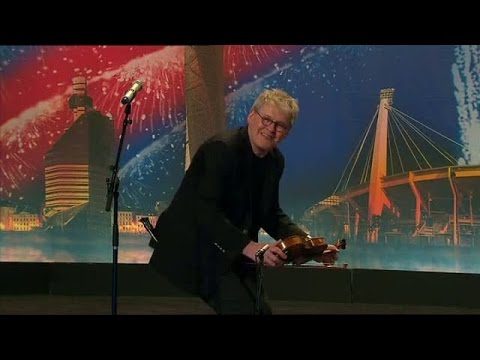 Bertil Schough spelar erotisk fiol - Talang (TV4)