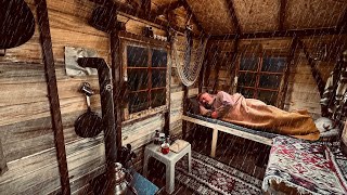 Download lagu Caught in a Heavy Rain and Hail – 3 Days in Tiny House– Off the Grid mp3