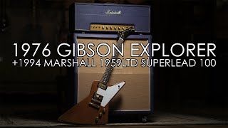 Video thumbnail for "Pick of the Day" - 1976 Gibson Explorer and 1994 Marshall 1959LTD Super Lead 100 by Emerald City Guitars
