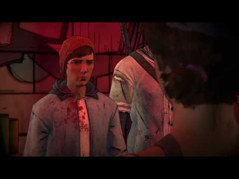 Clementine goes with Gabe and David