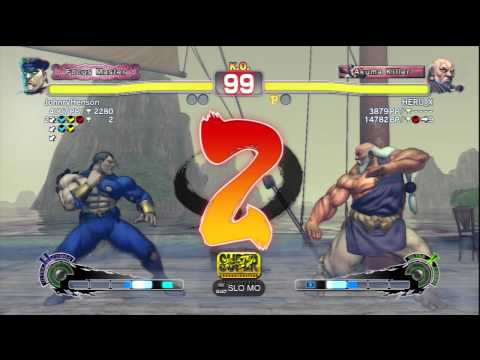 JohnryHenson [M.Bison] Vs HERU_X [Gouken] SSF4 AE Online Ranked Matches - PSN