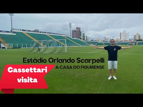 CASSETTARI VISITA: ESTÁDIO ORLANDO SCARPELLI. A CASA DO FIGUEIRENSE FUTEBOL CLUBE