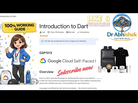 Introduction to Dart | january 2026 | #GSP1013 #qwiklabsarcade2026