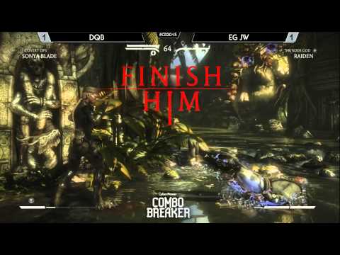 MKX After Hours @ Combo Breaker 2015 - DQueBeats vs EG JWong [720p/60fps]