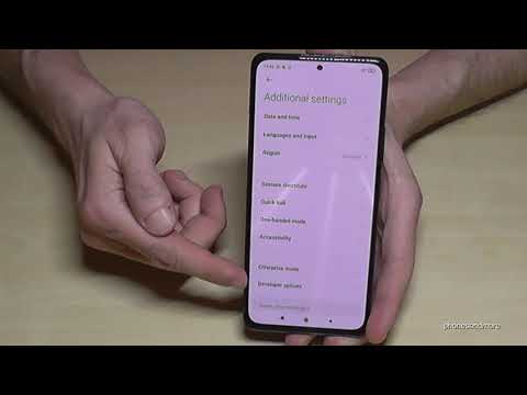 Xiaomi Mi 11X (Pro): How to enable and disable the Developer Options?