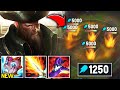 WHEN GANGPLANK GETS 1250 AP HIS ULT BECOMES A LITERAL NUKE (THEY BUFFED HIS ULT)