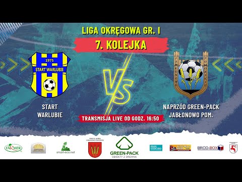 START WARLUBIE - NAPRZÓD GREEN-PACK JABŁONOWO POM. 7. KOLEJKA