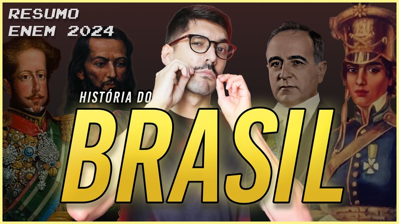 REVISÃO ENEM 2024 - HISTÓRIA DO BRASIL | PROF. CÉSAR (SPEEDRUN HB)