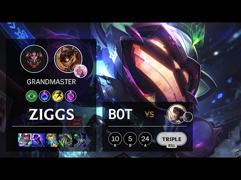 Ziggs Bot vs Samira - BR Grandmaster Patch 10.23