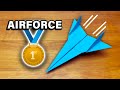 Origami Airforce Paper Airplane Easy Tutorial